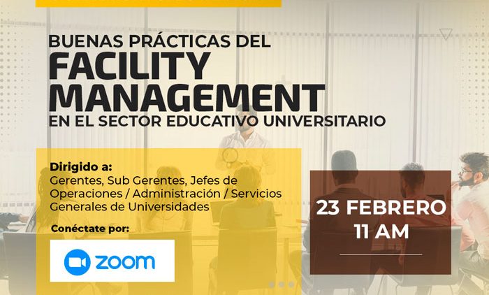 Conversatorio Virtual – Buenas prácticas del Facility Management en el sector universitario